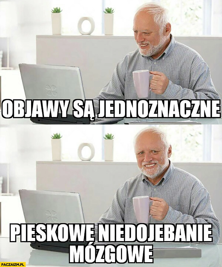 
    Pieskowe niedojechanie mózgowe objawy są jednoznaczne Dziwny pan ze stocku