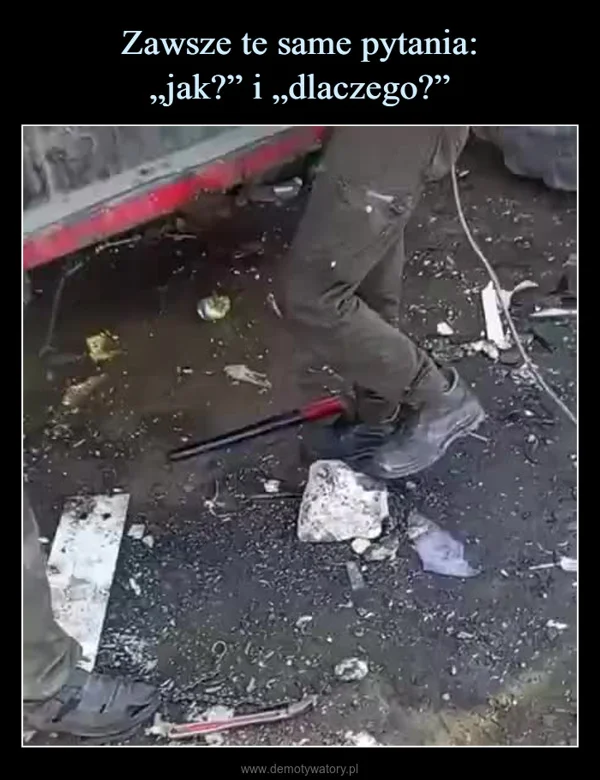 
    Zawsze te same pytania: „jak?” i „dlaczego?”