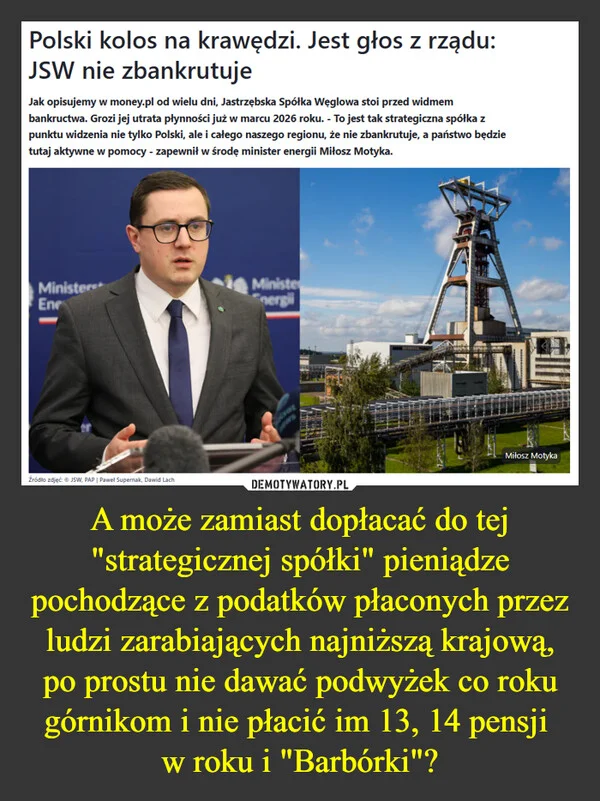 
    A może zamiast dopłacać do tej 
