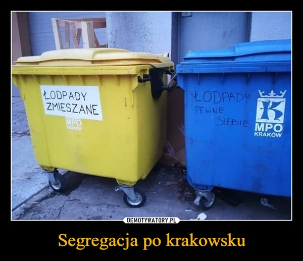 
    Segregacja po krakowsku