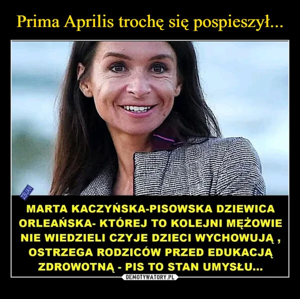 
    Prima Aprilis trochę się pospieszył...