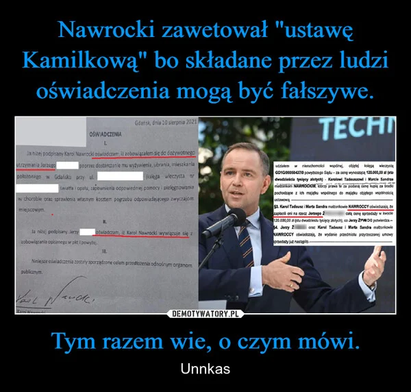 
    Nawrocki zawetował 