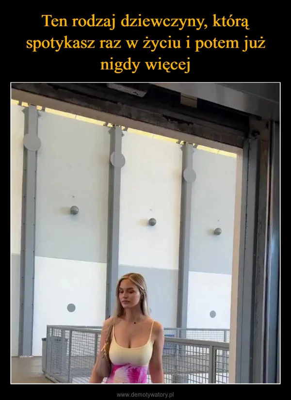 
    Ten rodzaj dziewczyny, którą spotykasz raz w życiu i potem już nigdy więcej
