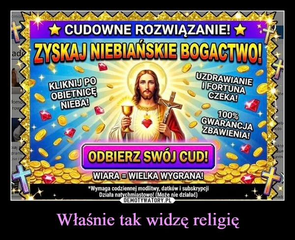 
    Właśnie tak widzę religię