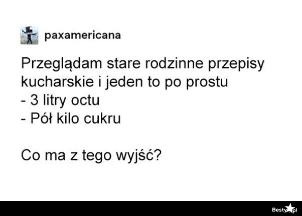 
    Rodzinny przepis 