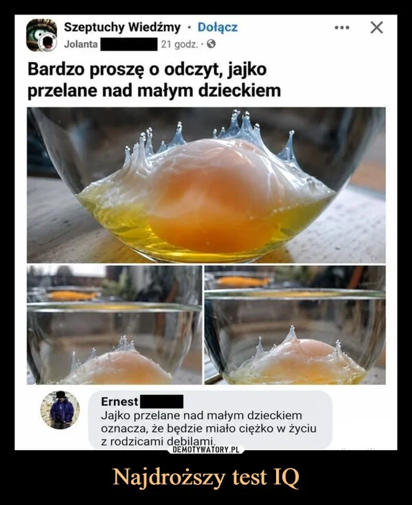 
    Najdroższy test IQ