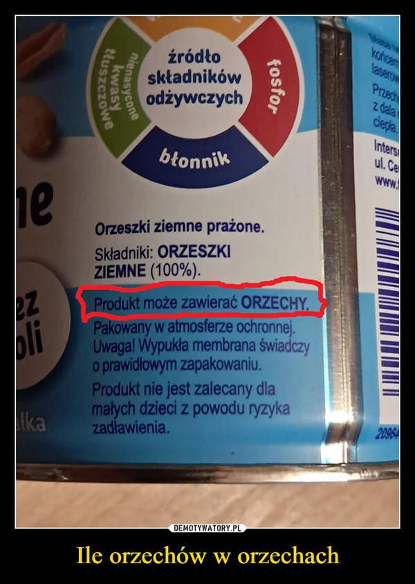 
    Ile orzechów w orzechach