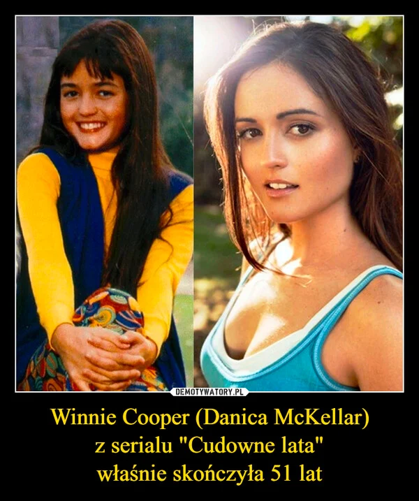 
    Winnie Cooper (Danica McKellar) z serialu 