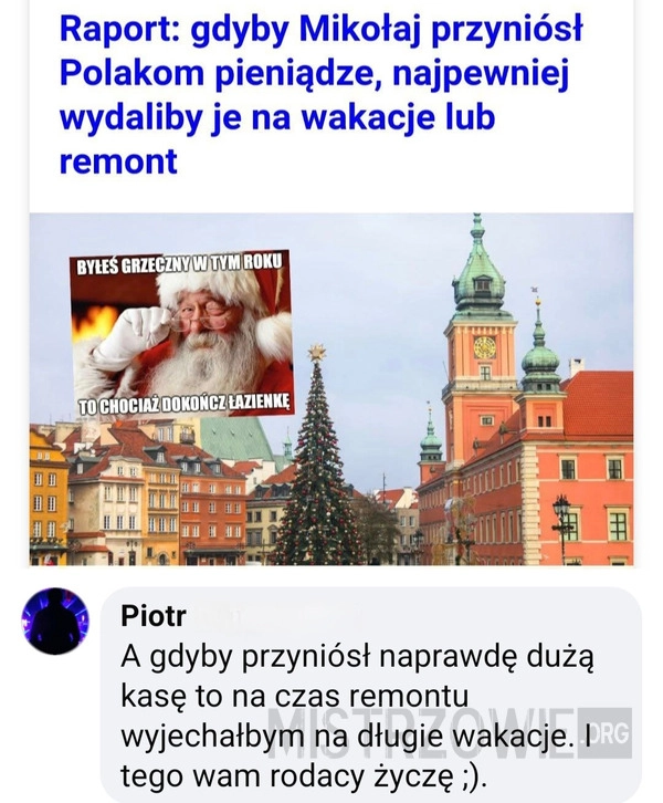 
    Prezent od Mikołaja