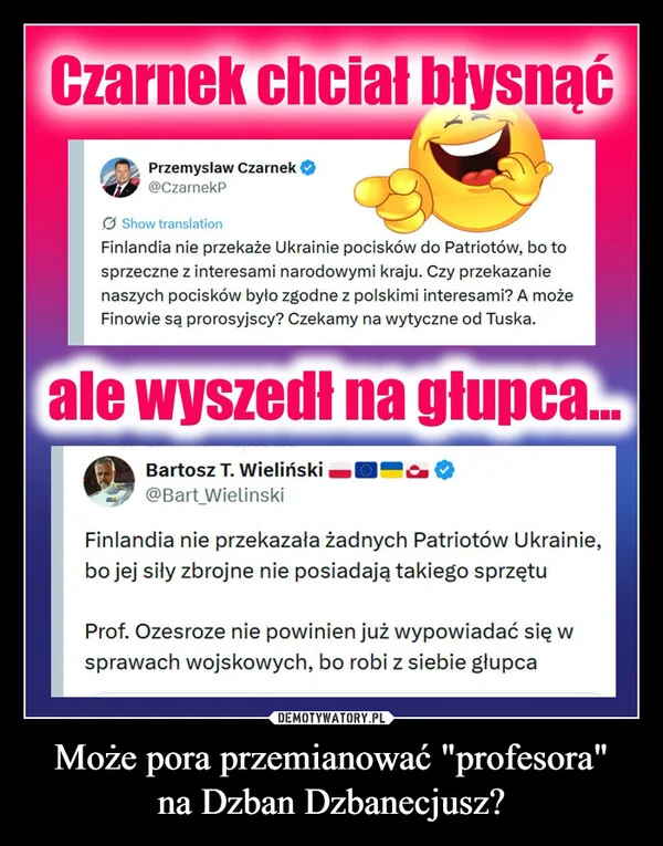 
    Może pora przemianować 