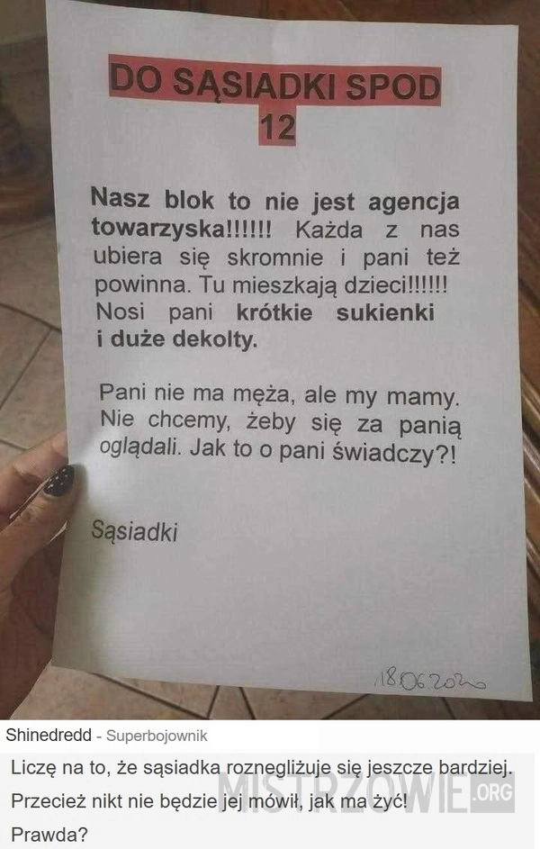 
    Sąsiadka