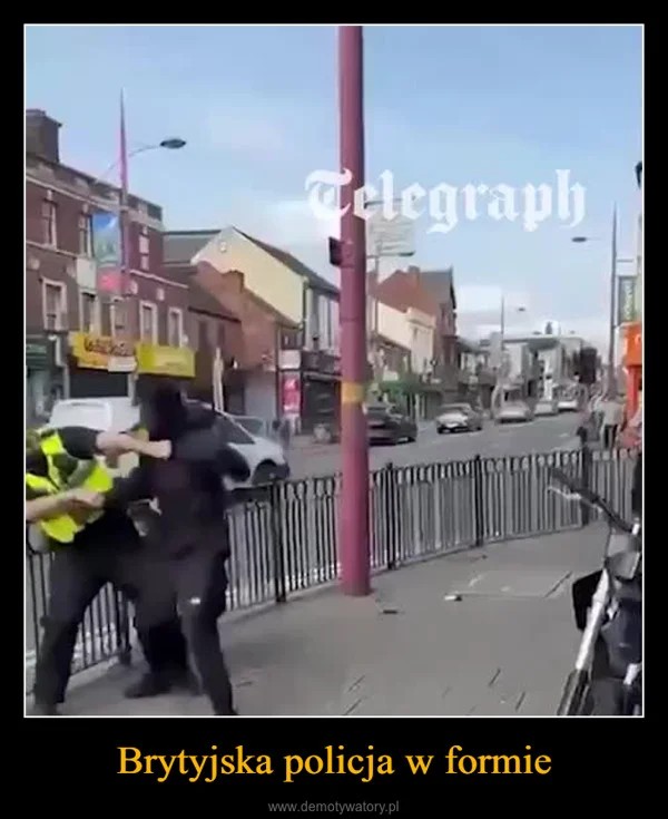 Brytyjska policja w formie