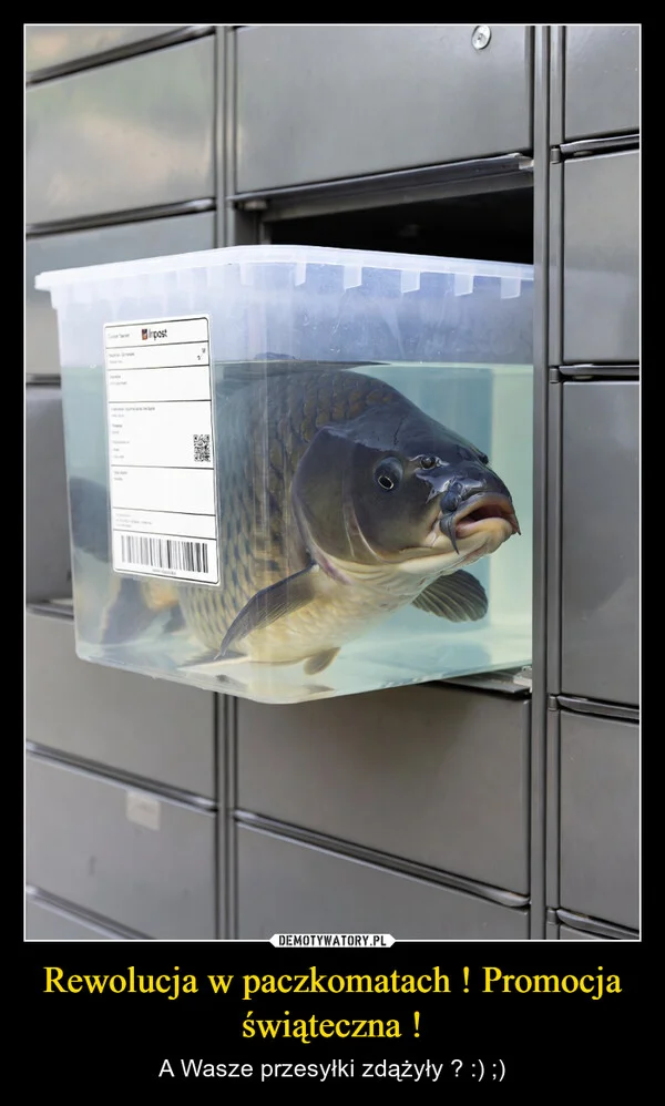 
    Rewolucja w paczkomatach ! Promocja świąteczna !