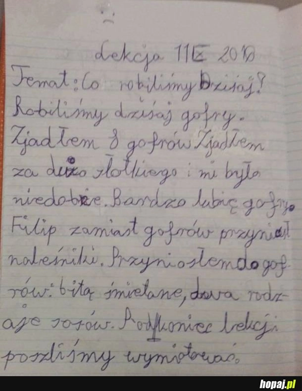 
    Wielbiciele gofrów