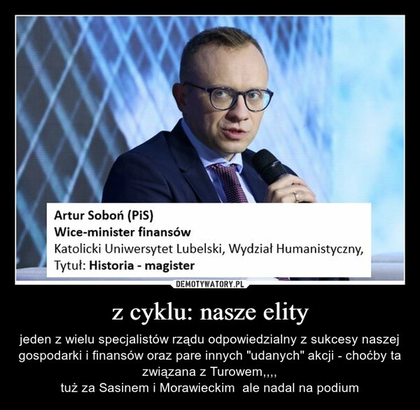 
    z cyklu: nasze elity