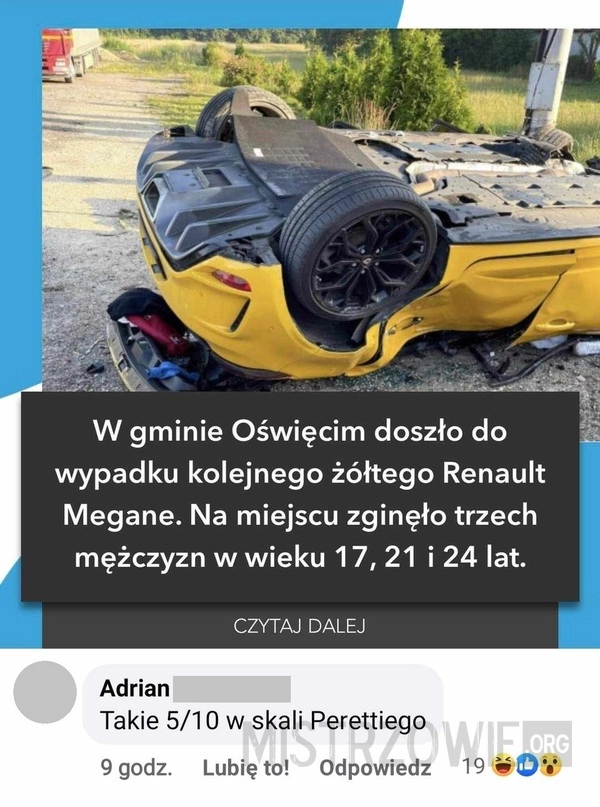 
    Żółte Megane