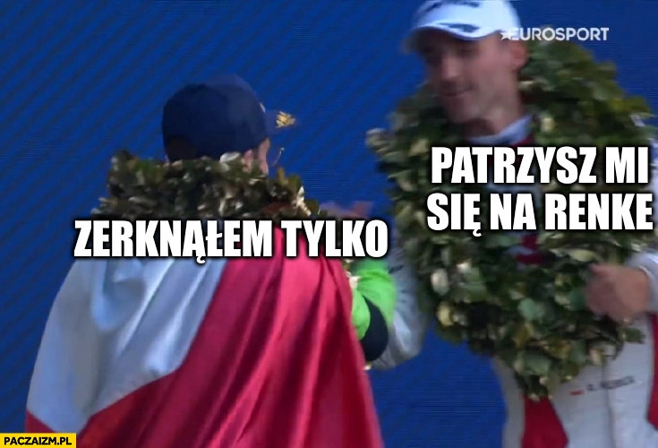 
    Kubica patrzysz mi się na renkę, zerknąłem tylko