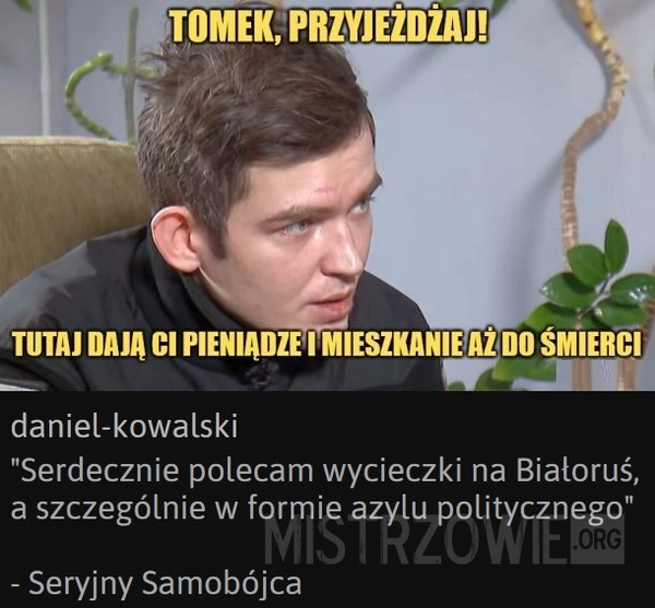 
    Tomasz Szmydt uciekł na Białoruś