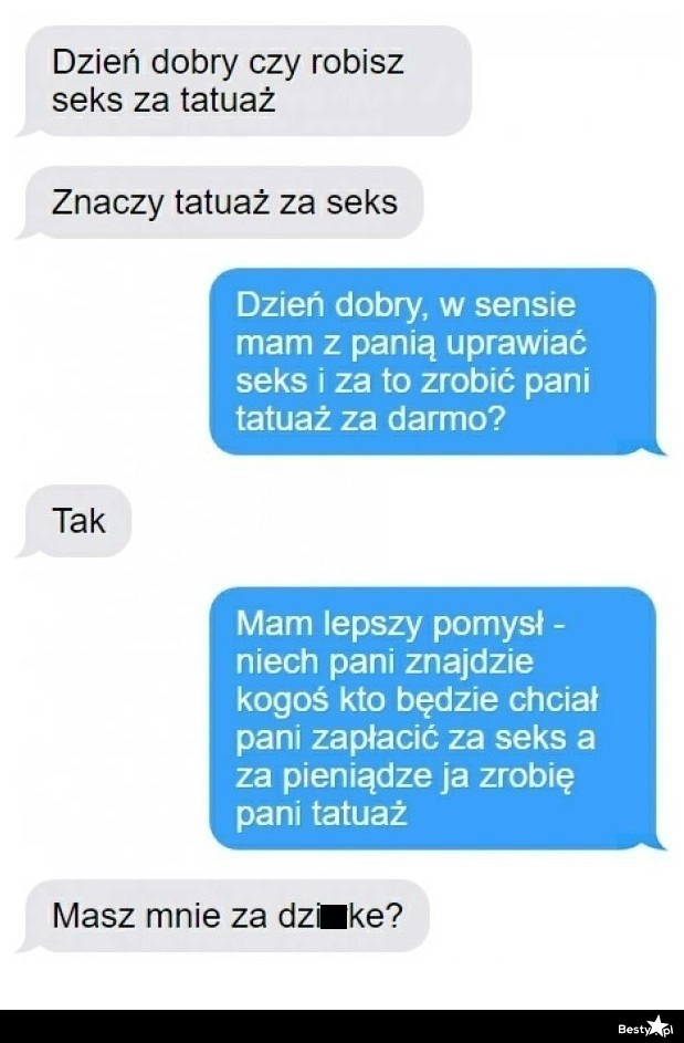 
    Śmiała propozycja 