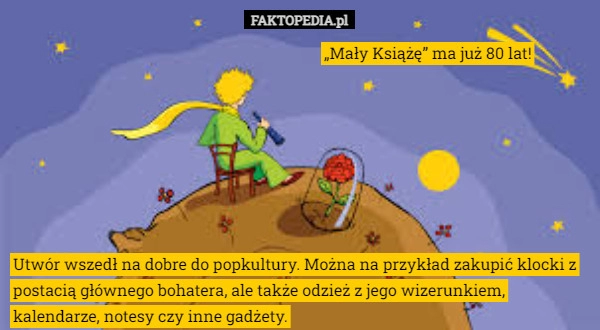 
    Utwór wszedł na dobre do popkultury. Można na przykład zakupić klocki z