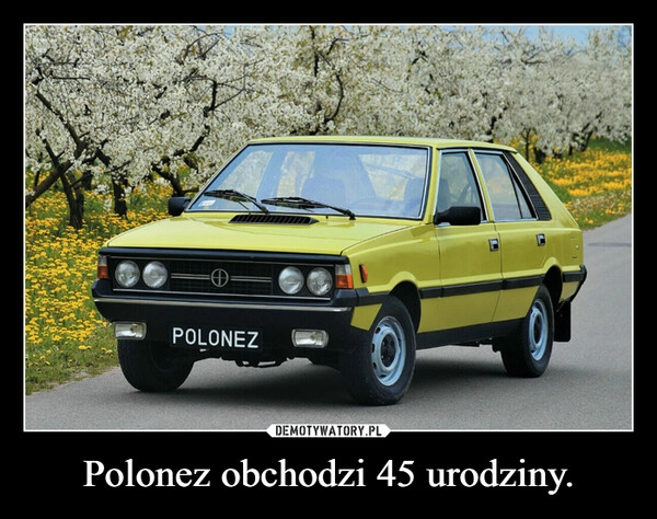 
    Polonez obchodzi 45 urodziny.