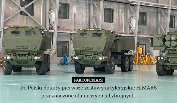 
    Do Polski dotarły pierwsze zestawy artyleryjskie HIMARS przeznaczone dla