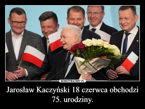 
    Jarosław Kaczyński 18 czerwca obchodzi 75. urodziny.