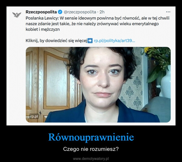 
    Równouprawnienie