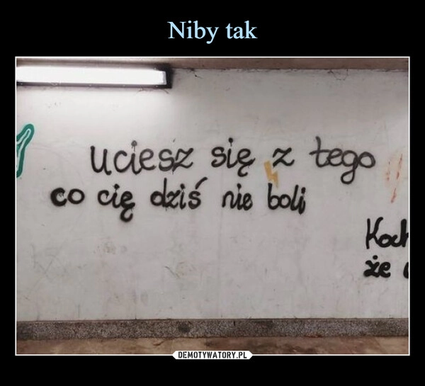 
    Niby tak