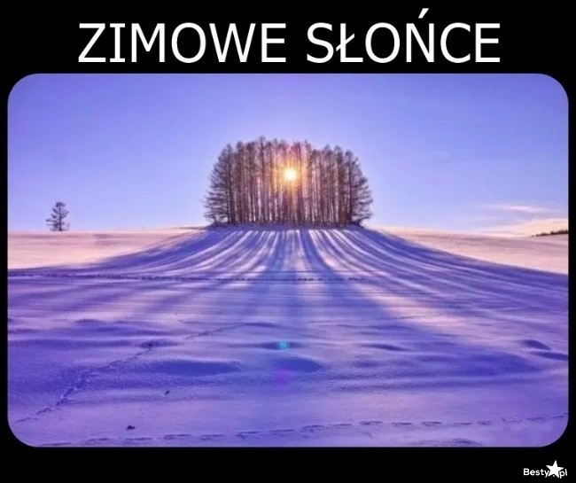 
    Zimowe słońce 