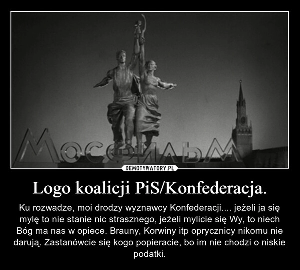 
    Logo koalicji PiS/Konfederacja.