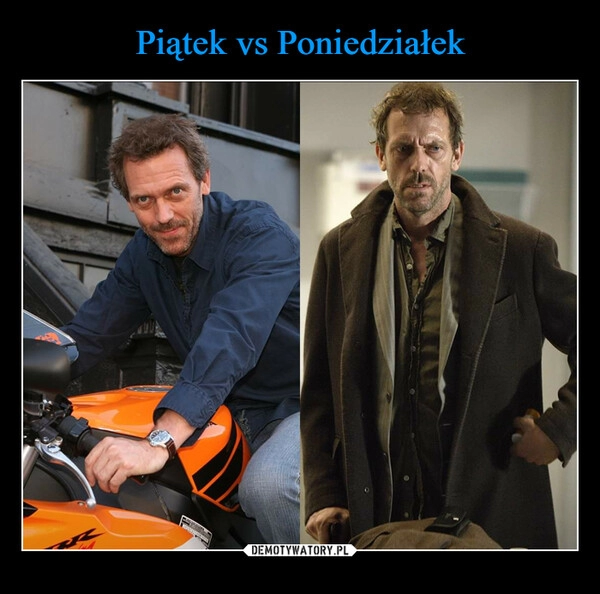 
    Piątek vs Poniedziałek 