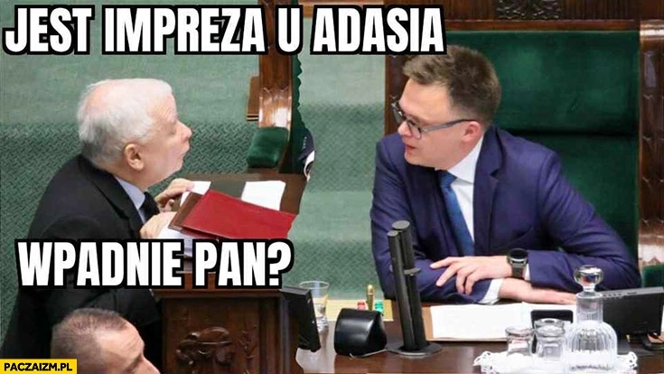 
    Kaczyński do Hołowni: jest impreza u Adasia Bielana, wpadnie pan?