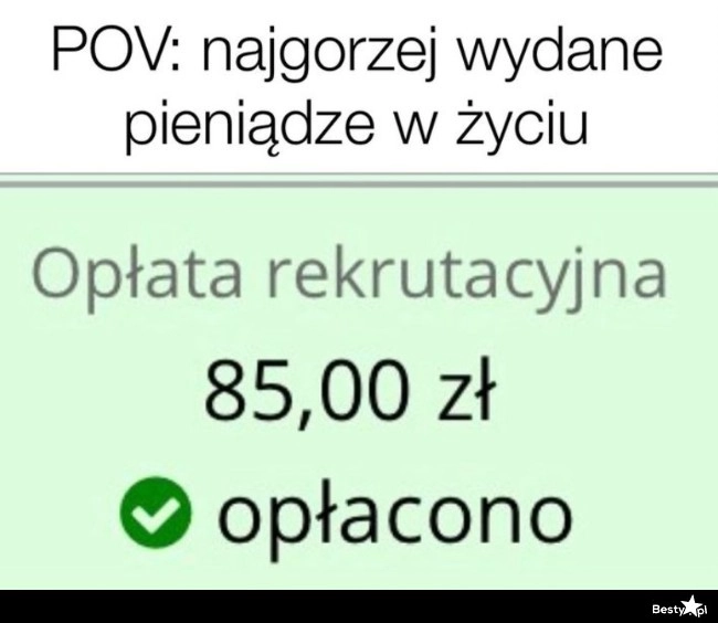 
    Opłata rekrutacyjna 