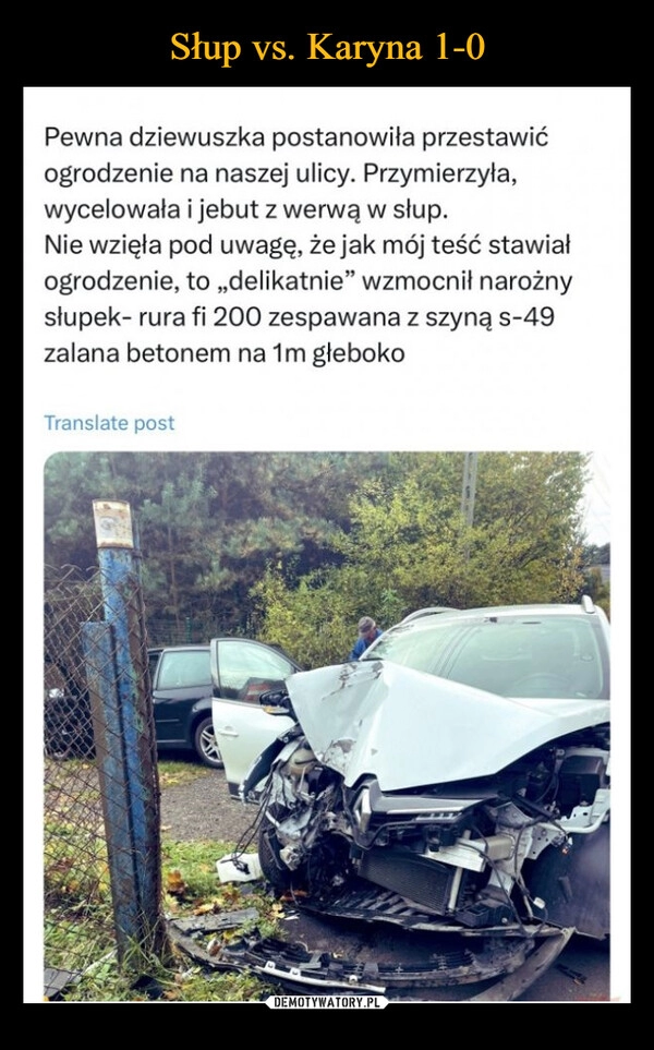 
    Słup vs. Karyna 1-0