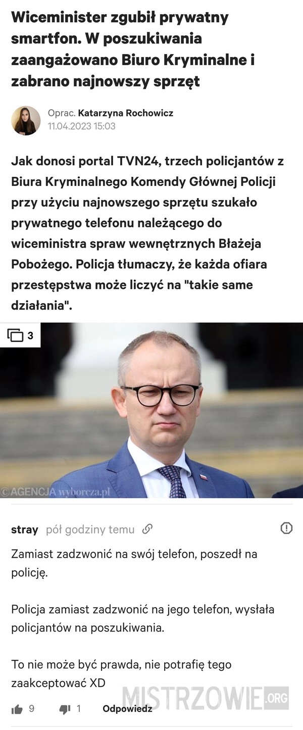 
    Nietypowe poszukiwania telefonu