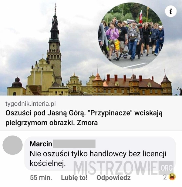 
    Oszuści na Jasnej Górze