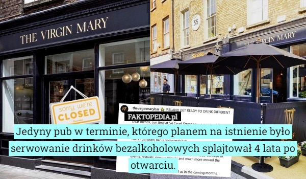 
    Jedyny pub w terminie, którego planem na istnienie było serwowanie drinków