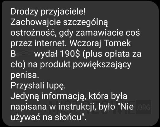 
    Szczególna ostrożność