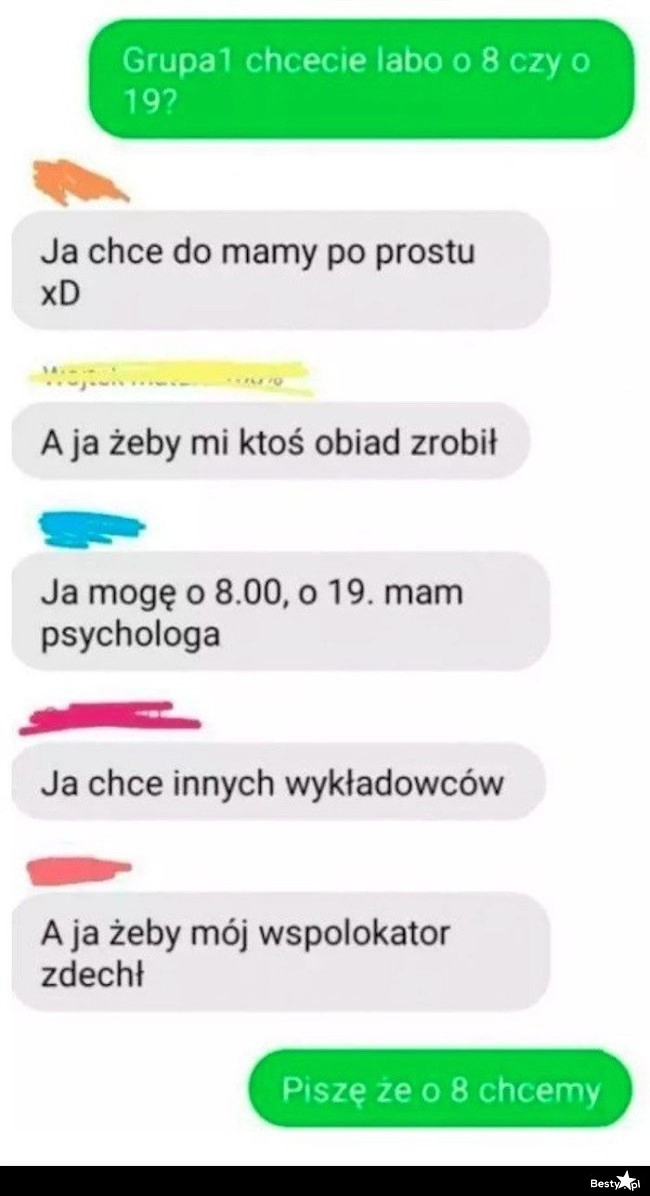 
    Czego pragną studenci 