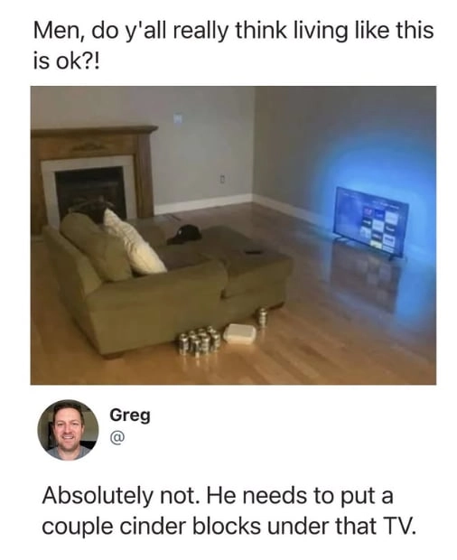 
    Men living their best lives ....