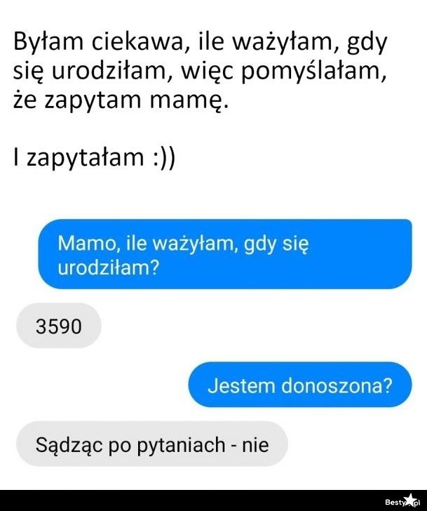 
    Pytanie do mamy 