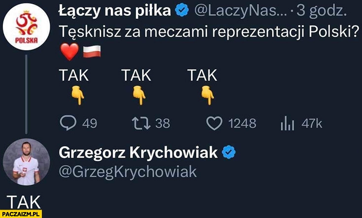 
    Tęsknisz za meczami reprezentacji? Krychowiak: tak łączy nas piłka na twitterze