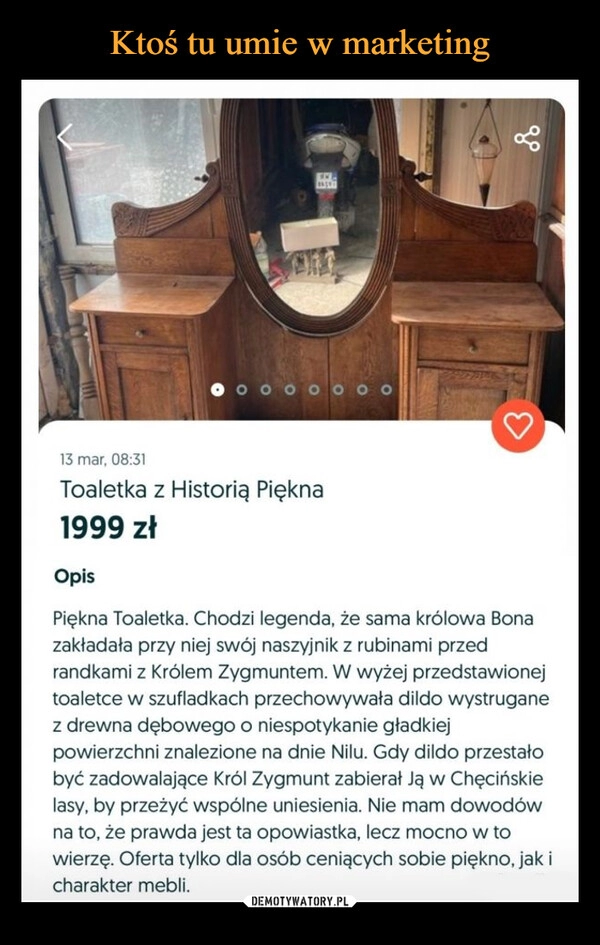 
    Ktoś tu umie w marketing