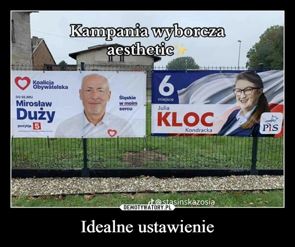 
    Idealne ustawienie