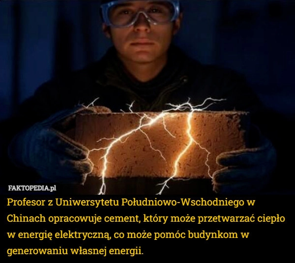 
    Profesor z Uniwersytetu Południowo-Wschodniego w Chinach opracowuje cement,