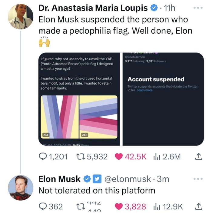 
    Elon bans 