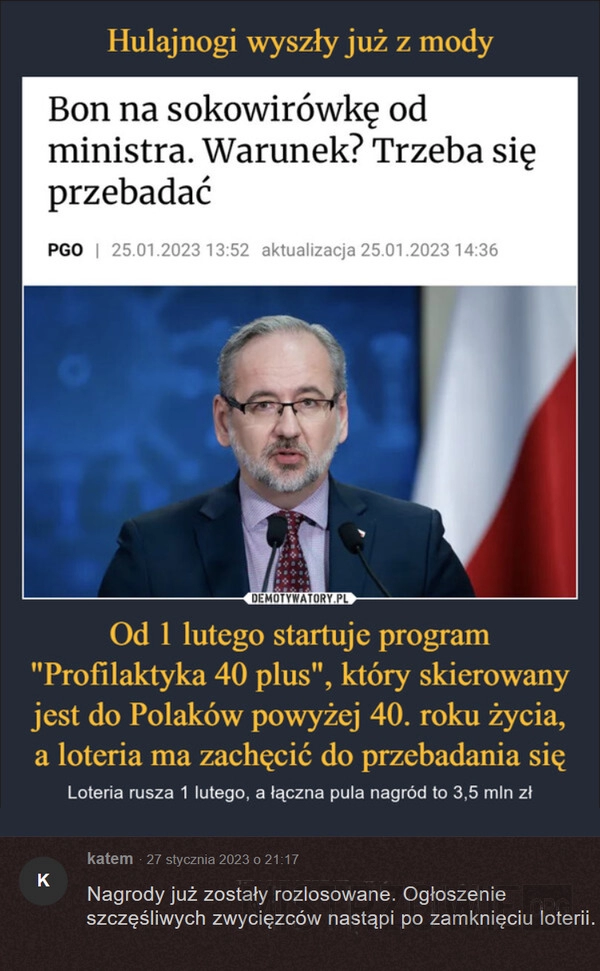 
    Profilaktyka 40 plus