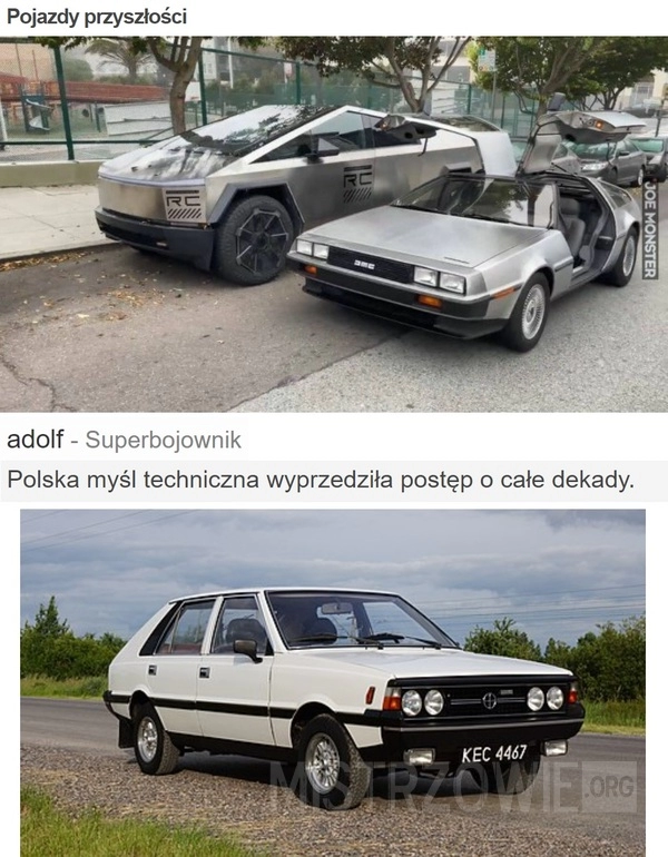 
    Pojazdy przyszłości