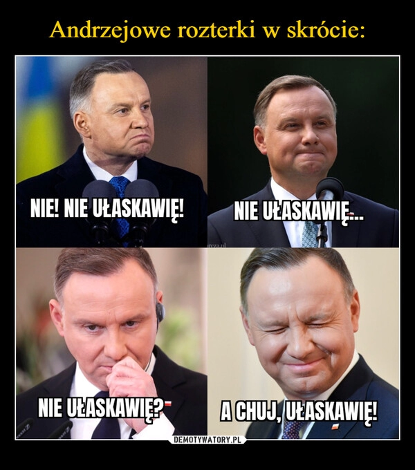 
    Andrzejowe rozterki w skrócie: